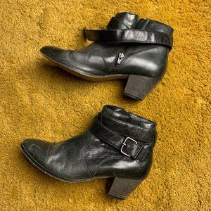 Black Heeled Ankle Boots